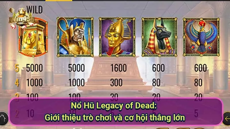 Nổ Hũ Legacy of Dead: Hướng dẫn chơi và chiến lược thắng lớn 5 no-hu-legacy-of-dead:-gioi-thieu-tro-choi-va-co-hoi-thang-lon