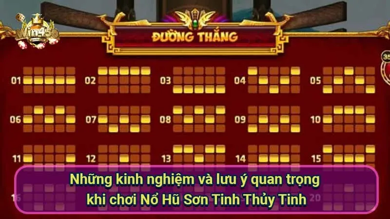Nổ Hũ Sơn Tinh Thủy Tinh: Chiến Thuật & Kinh Nghiệm Thắng Lớn 6 nhung-kinh-nghiem-va-luu-y-quan-trong-khi-choi-no-hu-son-tinh-thuy-tinh